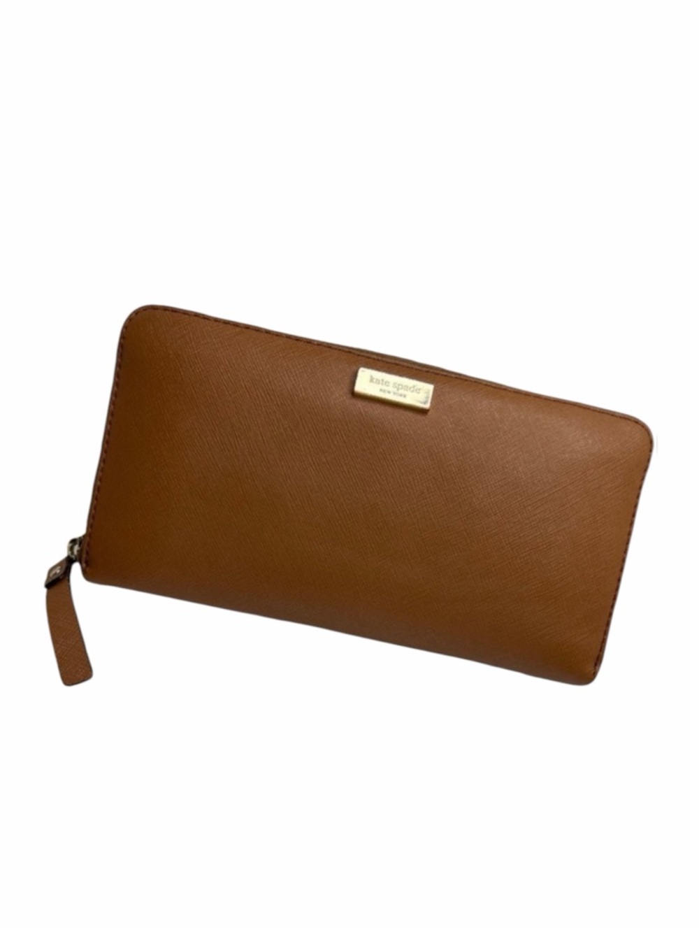 Kate Spade Brown Neda Continental Wallet with Gold-Tone Hardware